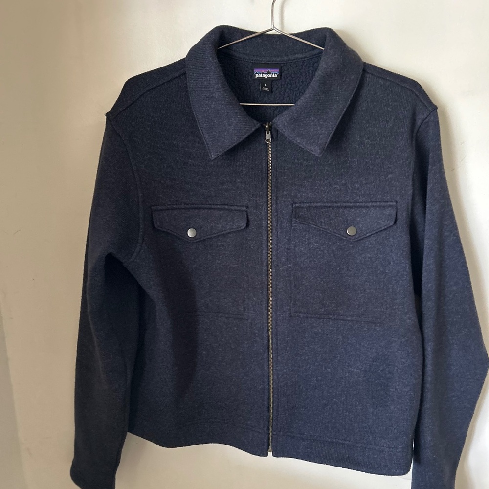 Patagonia Chore Jacket Blue Womens Large - Picture 6 of 8